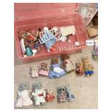 SYLVANIA CALICO CRITTERS HOUSE, ACCESSORIES AND