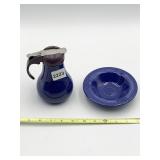 FIESTA SYRUP, BLUE ASHTRAY