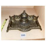 EMBOSSED DESK INK WILL CENTER HINGE DAMAGE