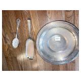 SILVERPLATE ENGRAVED PLATE 2 LIFTERS