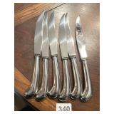 KIRK AND MATZ FORGED 6 STEAK KNIVES