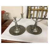 PEWTER CANDLESTICK