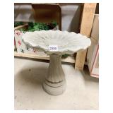 CEMENT BIRD BATH