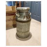 LARGE METAL MILK CAN