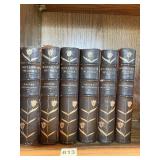 6 VOLUMES LEATHER BOUND THE WRITINGS OF JOHN