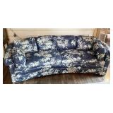 VINTAGE SOFA W/ DOWN FILLED CUSHIONS AND ACCENT