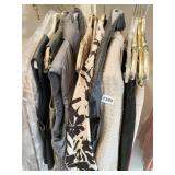 VESTS, RED LEATHER SKIRT, TOPS, ETC.