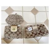 3 COACH PIECES INCLUDING WALLET