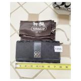 COACH WALLET AND DUST BAG
