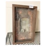 MICHAEL GARMAN EARLY WALL MOUNT DIORAMA CITYSCAPE