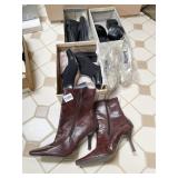 5PAIRS OF SZ. 8 SHOES AND BOOTS INCLUDING