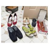 6 PAIRS ON SHOES BROWN SZ. 7.5 LOAFERS