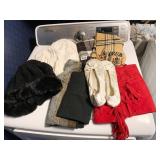 WINTER SCARVES AND HATS, VERY COZY, SATIN HOUSE