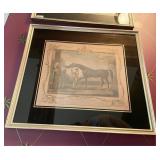 ENGLISH ENGRAVING IN FRAME THE PORTRAITURE OF