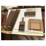 CIGAR MOLDS, OLD WOODEN BOX PIPE