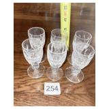 6 WATERFORD CORDIALS