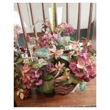 ARTIFICIAL FLOWER ARRANGEMENT IN BASKET 18 INCHES