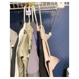 LADIES JACKETS AND VESTS, FAUX SUEDE, NYLON,