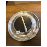 LENOX HAMMERED CHEESE AND CRACKERS SERVING DISH