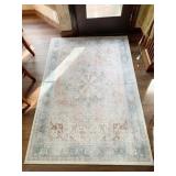 POSSIBLY RUGGABLE 74"X50" NEUTRAL COLORS