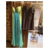 GOWN HUELM OCCASION SZ. 10 & SCALO SZ. 6 SILK