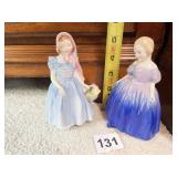 WENDY AND MARIE ROYAL DOULTON FIGURINES