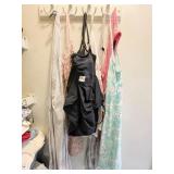 BLACK BATHING SUIT, AND COVER-UPS