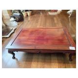 CHINESE PEDESTAL TURNED LEGS 6" H X 22" X 14.5"