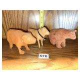 FELT VINTAGE ANIMALS