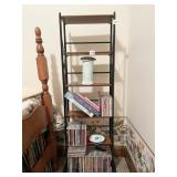 SHELF UNIT 43" H X 13.75" W X 6" D WOOD AND METAL