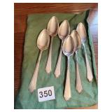 STERLING 6 SPOONS 3.91 OZT