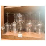 12 RED WINE GLASSES, ROSENTHAL, LENOX AND OTHER