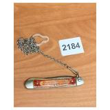 GIRL SCOUTS KUTMASTER POCKET KNIFE WITH CHAIN,