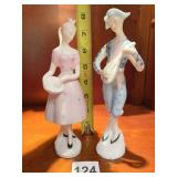 ROYAL DOULTON COLUMBINE 1956 FIGURINE & HARLEQUIN