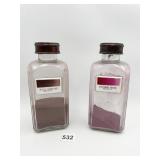 PORCELAIN LABEL APOTHECARY JARS