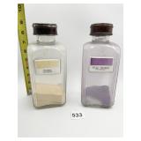 PORCELAIN LABEL APOTHECARY JARS