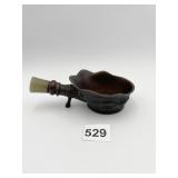 ANTIQUE CHINESE COAL SILK IRON EMBOSSING ON BOTH