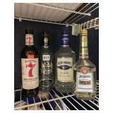 FLEISCHMANNS GIN, JACQUINS TRIPLE SEC, NIKOLAI,