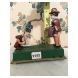 MECHANICAL MONKEY CAST IRON BANK