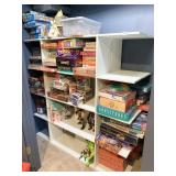 WHITE CUBE STORAGE STAND, 62X11X61, NO CONTENTS