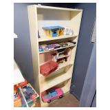 29.5X9X69 WHITE BOOKSHELF