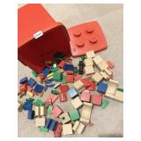 LEGO DUPLO STORAGE BLOCK CONTAINER WITH LID