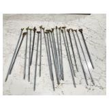 20 TARZON INOX METAL SKEWERS WITH FIGURAL ANIMAL