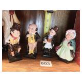 4 ROYAL DOULTONï¿½S PICKWICK, SAIREY GAMP, SAM