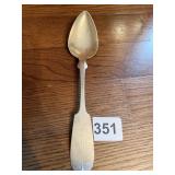 1 COIN SILVER SPOON .94 OZT