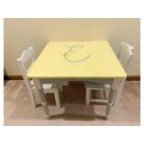 KIDS PLAY TABLE WITH 2 CHAIRS