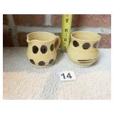 WILLIAMSBURG POTTERY SLAT GLAZE STONEWARE