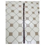 SILVER AND TURQUOISE ACCENT LEATHER BELT