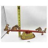 ROCKING R RANCH BY COURTLAND TOYS VINTAGE TIN