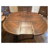 UNIQUE FARMHOUSE TABLE WITH BUTTERFLY EXTENSION